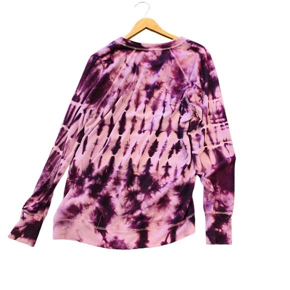 ⭐️ TE VERDE Purple Tie Dyed Pullover - Picture 2 of 6